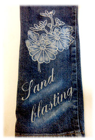 一嘉彩工　サンドブラスト